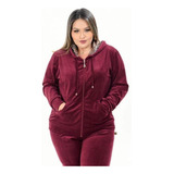 Agasalho Feminino Plush Plus Size Tamanhos Especias Grandes