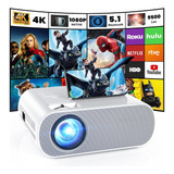 Proyector Hompow, Proyector Nativo 1080p Full Hd Bluetoot...