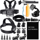 Kit 19 En 1 Accesorios Para Cámaras Deportivas Gopro 11 10 9