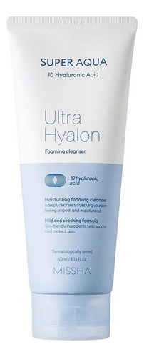 Espuma De Limpeza Facial Missha Super Aqua Ultra Hyalon