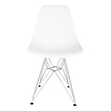 Pack 4 Silla Comedor Eames Dsw - Base Metalica