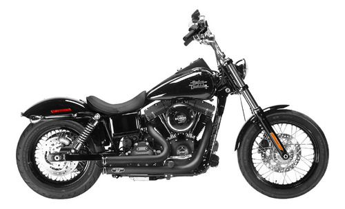 Mofle Magnaflow  Ness Lowdown Blk/blk Dyna 06-17