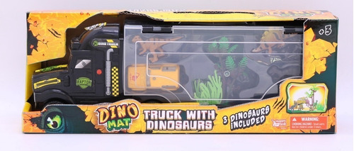 Camion Transporte Dinosaurios Con Acc Dinomat Art Ik0110