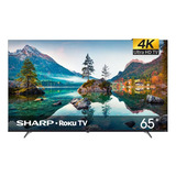 Sharp Pantalla 65  4k Uhd Smart Tv Msi 