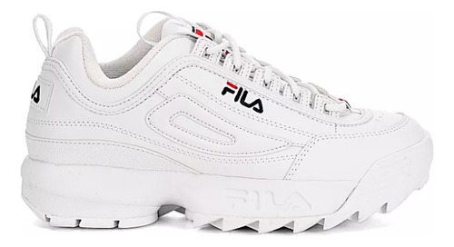 Tenis Fila Disruptor Ii Blancas Mujer Plataforma Hotsale