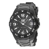 Cat Motion Reloj Para Hombre Con Correa De Goma Negra Lb