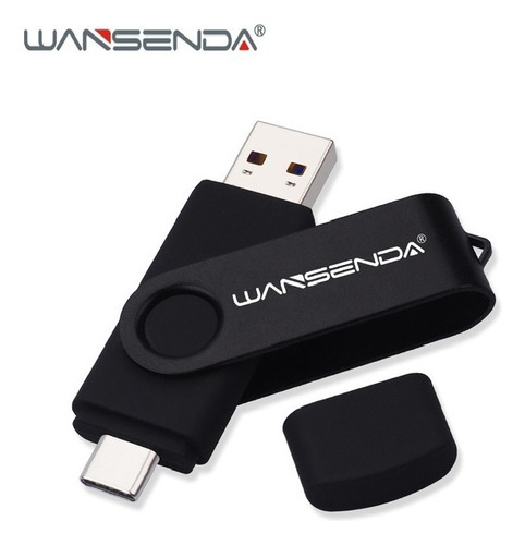 Pen Drive 64 Gb Usb 3.0 Celular Android Tipo - C Otg Cor Preto