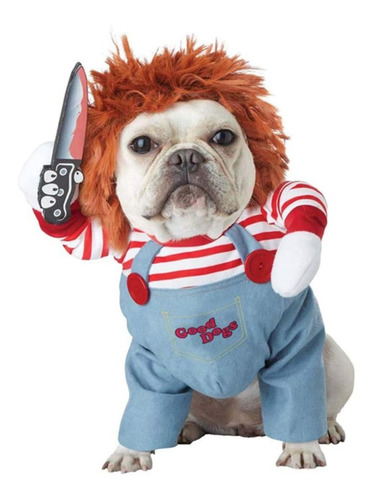 Disfraz De Cosplay De Chucky, Muñeco Mortal Para Halloween,