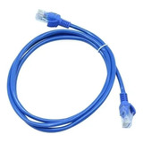 Kit 30x Cabos Rede Patch Cord Cat5e 2m Gigabit Azul Rj45