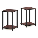 Furinno 299800rdc Turnntube End Table Corner Estantes Juego