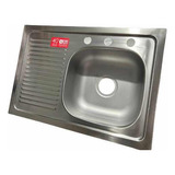 Tarja Izquierda Empotrar Cm-7301 Ac Inox Calibre 24 73x50cm