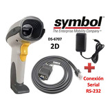 Lector Symbol Ds6707 2d- Serial Rs232- De Exhibicion- Lee Qr