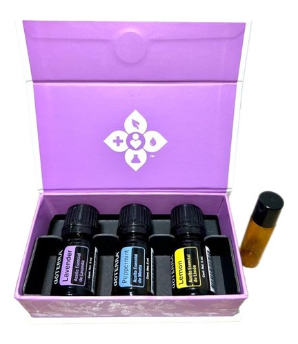 Kit 3 Aceites Esenciales Limón, Lavanda Y Menta 5ml Doterra