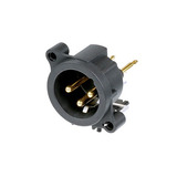 Neutrik Nc3mav Ficha Conector Canon Xlr Macho Chasis 3 Pines