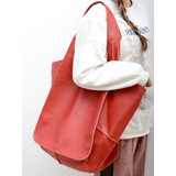 Bolso Bandolera De Gran Capacidad Fe Leather Tote Bag