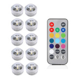 Luces Led Sumergibles En Agua Multicolor