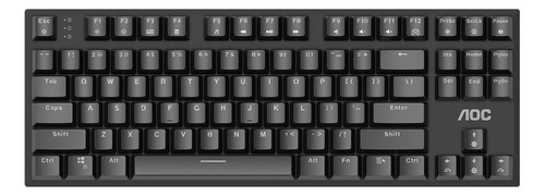 Teclado Mecanico Gamer Agon Agk600 Cherry Mx Red Switch Aoc