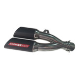 Silenciador De Moto Universal Cañossilen Cs15