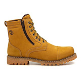 Bota Coturno Timberland Zíper Boot Em Couro E Sola Latex Top