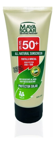 Bloqueador Solar Biodegradable En Crema Fps 50+ 204ml