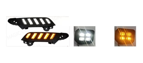 Faros Niebla Led Cubos Mas Biseles Toyota Tacoma 2016 A 2024