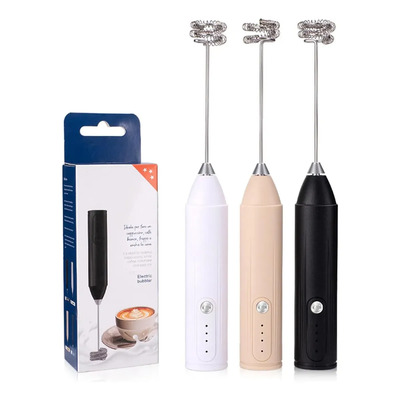 Batidor Espumador De Leche Eléctrico Cafe Usb Recargable Beige | MercadoLibre