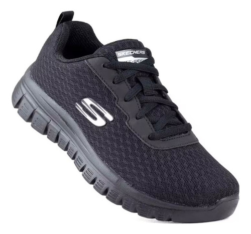 Tenis Skechers Deportivo Dama Memory Foam Comodos 896028 Ngo