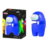 Brinquedo Boneco Among Us Azul Rosita