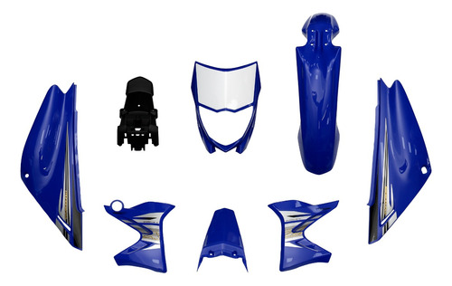 Kit De Plasticos Completo Para Yamaha Xtz125 Mtc