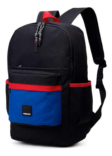 Mochila Head Urbana 21600 21601 Color Negro Diseño Liso 17l