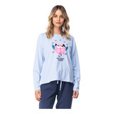 Pijama Largo Algodón Mujer Invierno C3 Top