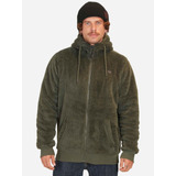 Poleron Classic Sherpa Verde Militar Maui And Sons