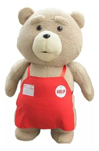 Peluche Oso Ted 2 Con Delantal En Supermercado 40 Cm