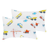 Truck Construction - Funda De Almohada De Vehculo Para Nios,