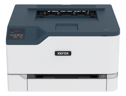 Impresora A Color Simple Función Xerox C230/dni Con Wifi Azul Y Blanca 110v