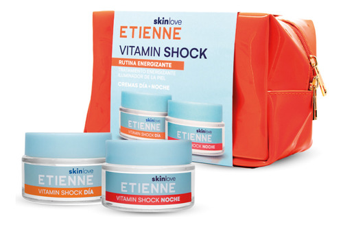 Set Vitamin Etienne Skin Shock Día + Noche Orange