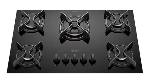 Cooktop Supreme 5 Bocas Automático Mesa De Vidro Bivolt Dako