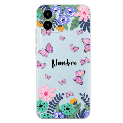 Funda Para Xiaomi Mariposas Personalizada Con Nombre