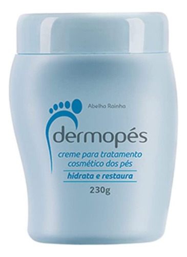  Creme Hidratante Anti Rachaduras Dermopés Abelha Rainha 230g