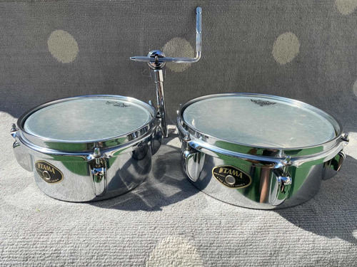 Mini Timbales Mt810st Tama C/ Haste L-rod (llt) Originais!!!