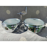 Mini Timbales Mt810st Tama C/ Haste L-rod (llt) Originais!!!