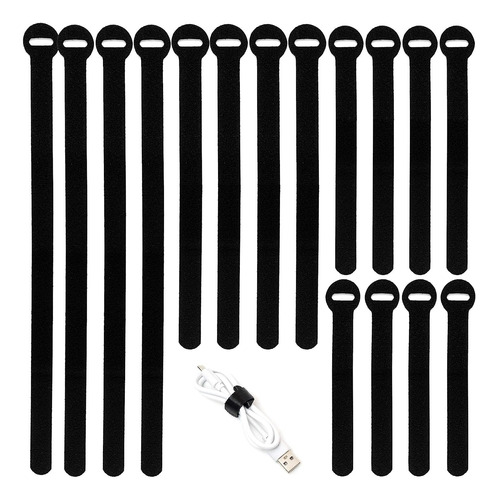 100pcs 15cm Cinta Autoadhesiva Magic Cable Tie Nylon Arnés