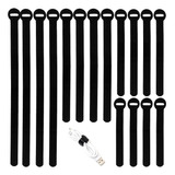 100pcs 15cm Cinta Autoadhesiva Magic Cable Tie Nylon Arnés