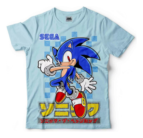 Remera De Sonic Videojuegos Consola Retro Vintage Gamer 