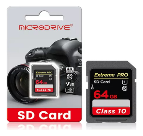 Tarjeta De Memoria Sd Extreme Pro 64 Gb Clase 10 Microdrive