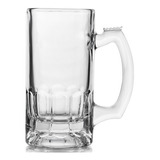 Vasos Tarros Cerveceros Vidrio Bar Cerveza Set 12pzas 375ml Color Cristal