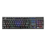 Teclado Gamer Xtrike-me Kb-280 Qwerty Inglés Con Luz Rainbow