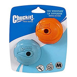 Juguete Perro Chuckit The Whistler, Mediano, Pack De 2