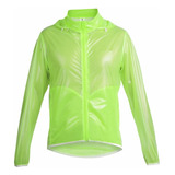 Impermeable Chamarra Rompevientos Capucha Ciclismo Bici