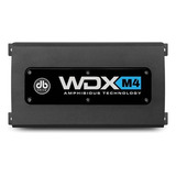 Amplificador Marino 4 Canales Db Drive Wdxm4 1500w Color Negro